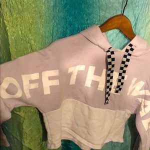 Vans crop hoodie